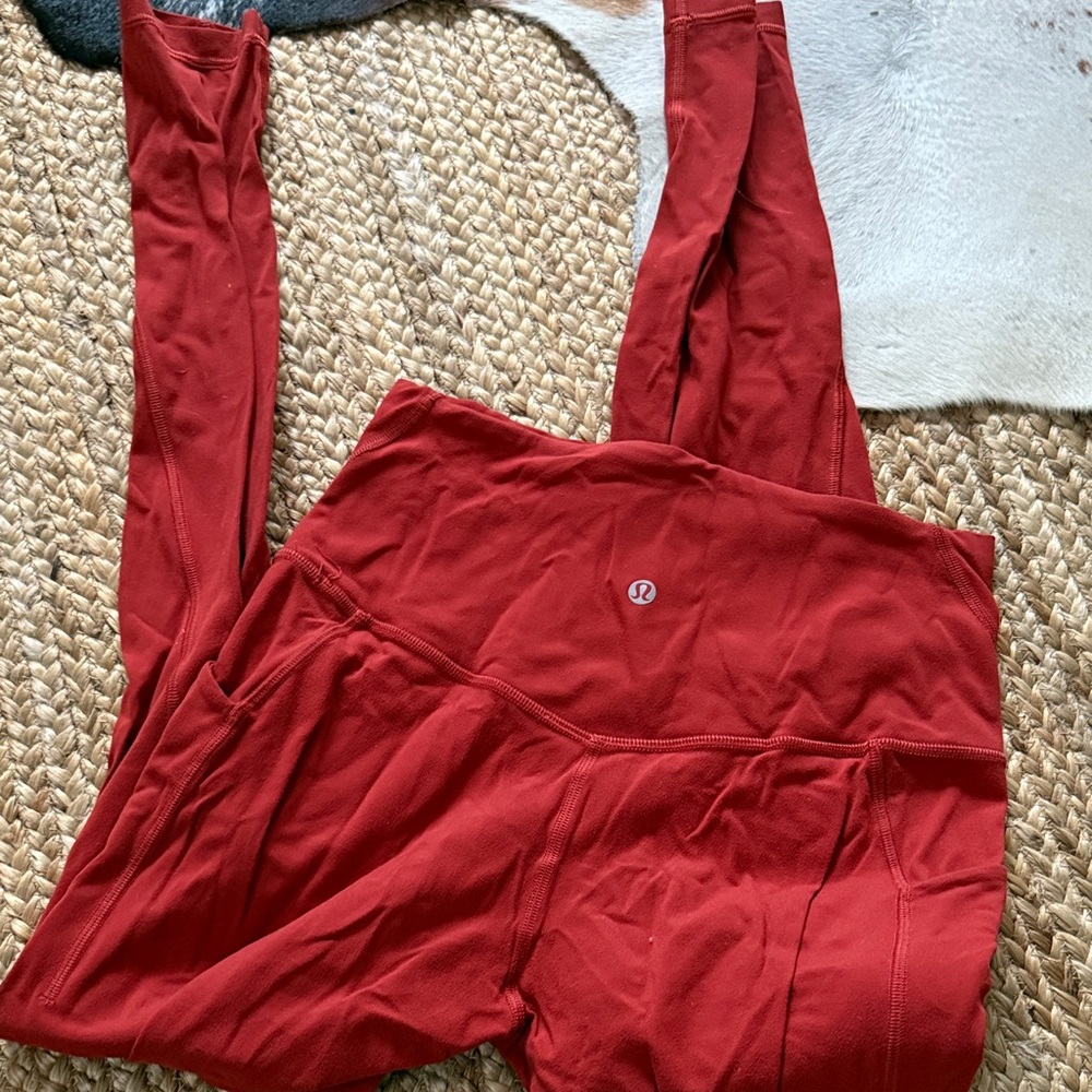 lululemon athletica burnt Red Women's Leggings